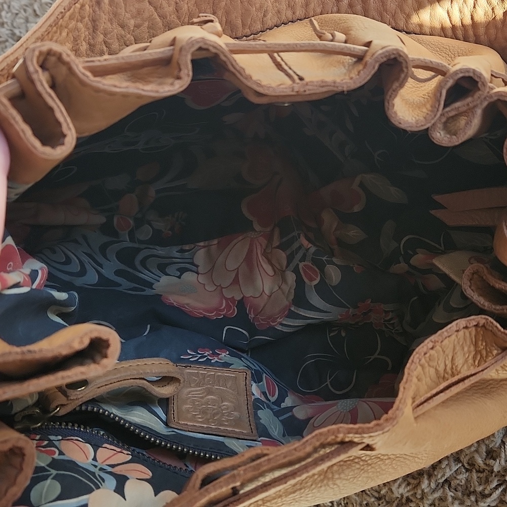 Lucky Brand Tan Leather Shoulder Bag - Picture 4 of 16